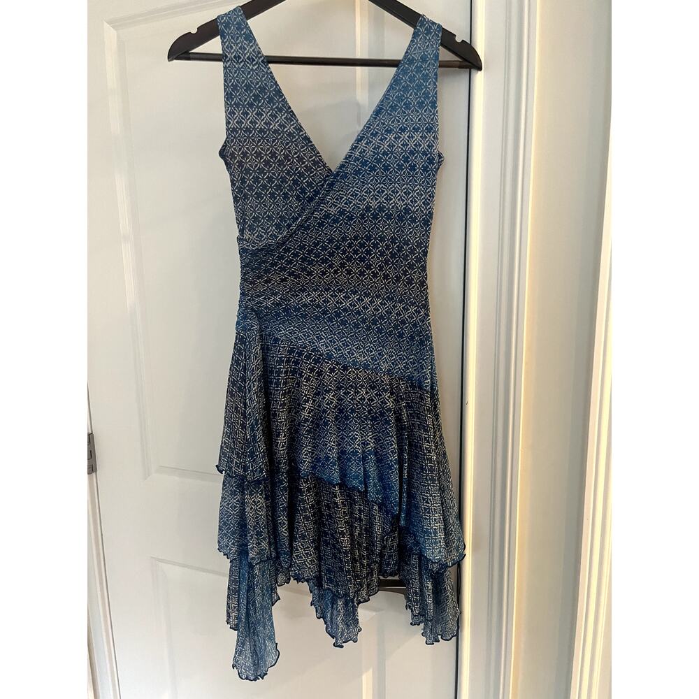 DVF DIANE VON FURSTENBERG Pippa Dress 100% Silk Sleeveless Size P Petite - Picture 4 of 10